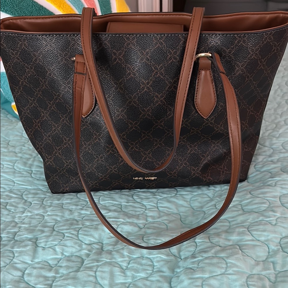 Nine West Brown Tote/Shoulder Bag